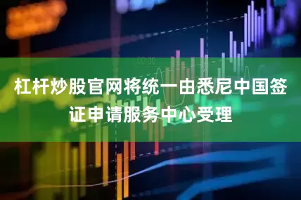 杠杆炒股官网将统一由悉尼中国签证申请服务中心受理